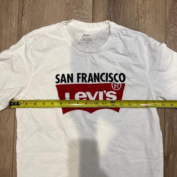 LEVI'S Men's San Francisco Tee Size S In White - Picture 6 of 8